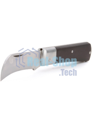 Нож КВТ НМ-02 для снятия изоляции нерж. сталь ширина лезвия 22 мм толщина обуха 3мм длина 115/185мм