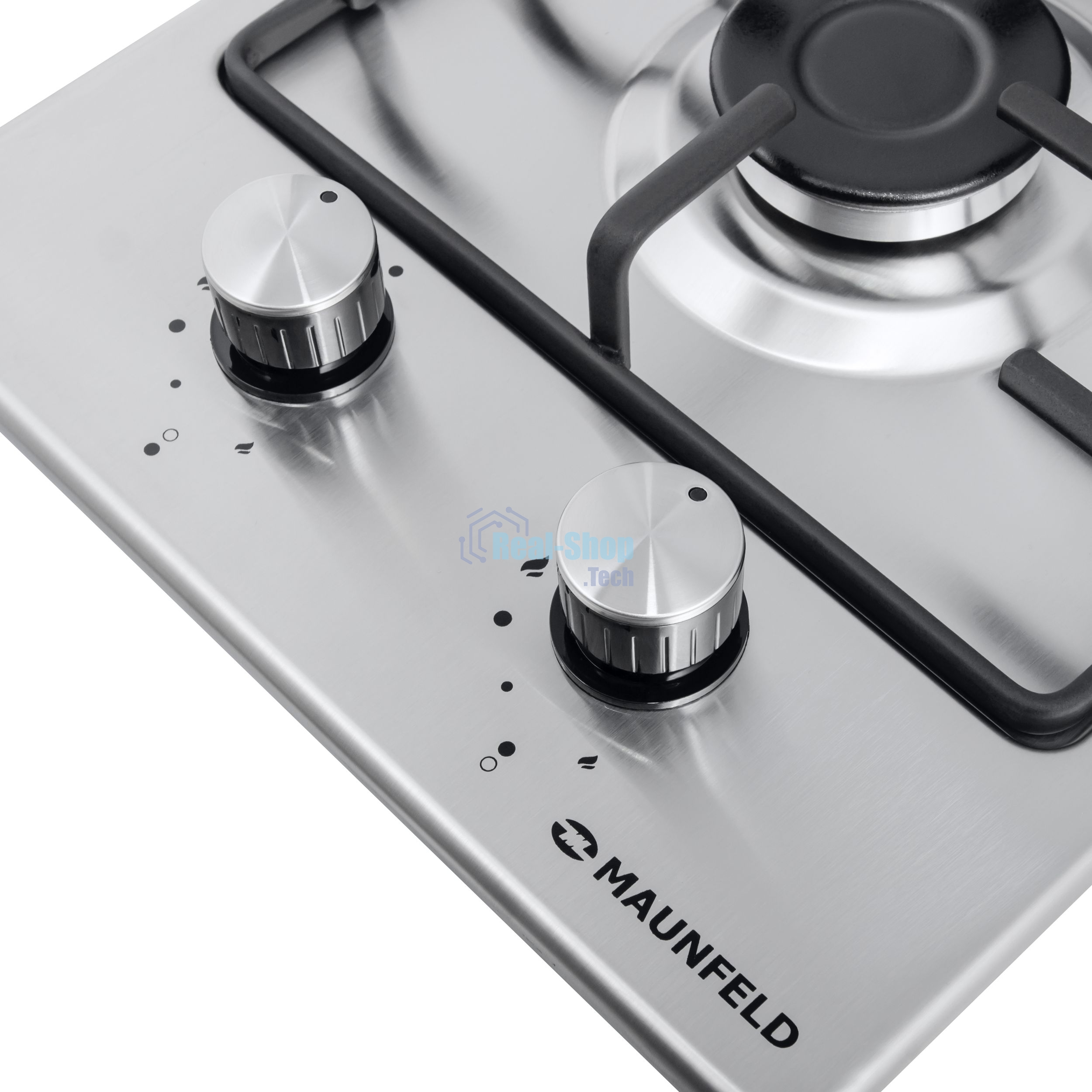 Газовая варочная панель Maunfeld EGHS.32.3ES/G, нержавеющая сталь