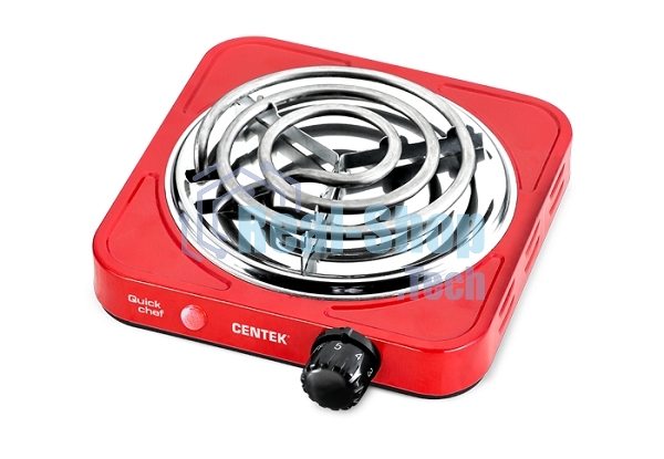 Плита настольная электрическая Centek CT-1508 красный