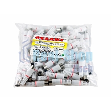 Разъем гнездо TV без пайки белый Rexant