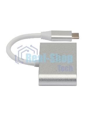 Кард-ридер Digma CR-С2501-S/серебристый/SD/TF/micro-SD/USB Type-C/алюминий