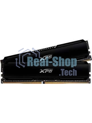 Оперативная память XPG Gaммix D20, DDR4, 32GB (2x16GB), 3200MHz, CL16, UDIMM, с радиатором, черный