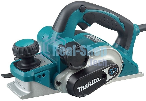Рубанок Makita KP0810C Рубанок,1050Вт,12000об\м,ширина-82мм,глуб-4мм,3.2кг,кор,парал упор
