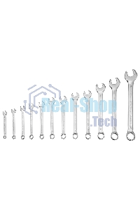 Набор комбинированных ключей Gross 15149 (6-22мм) 12 шт CrV холодный штамп