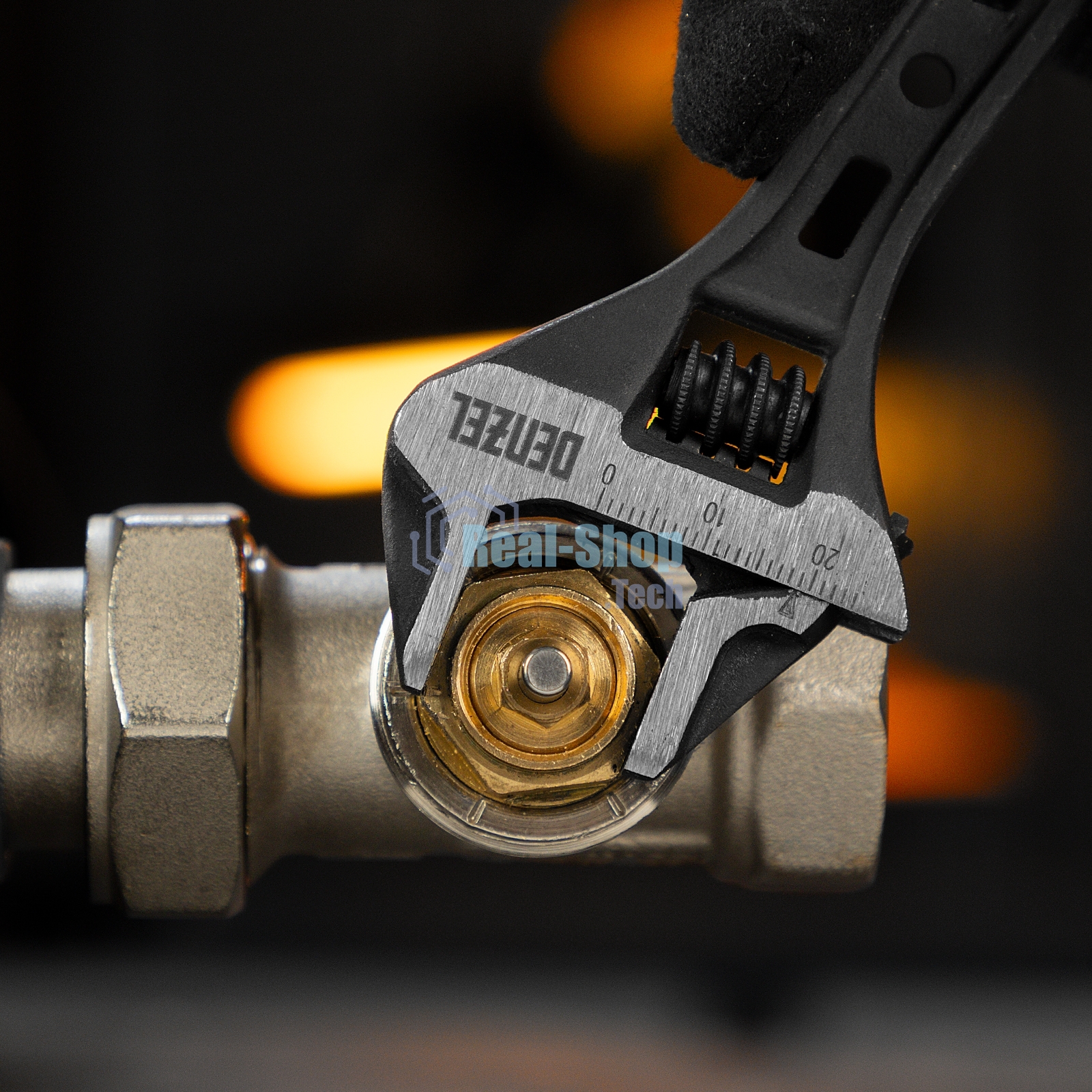 Ключ разводной Denzel 150 мм, CrV, кованый