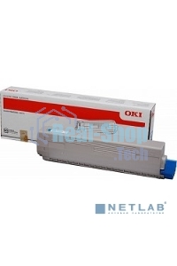 Картридж лазерный Oki C831/841 голубой 10K