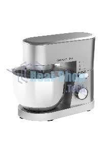 Миксер Galaxy Line GL 2237, серебристый, планетарный, 1600 Вт, 6 скоростей, импульсный режим