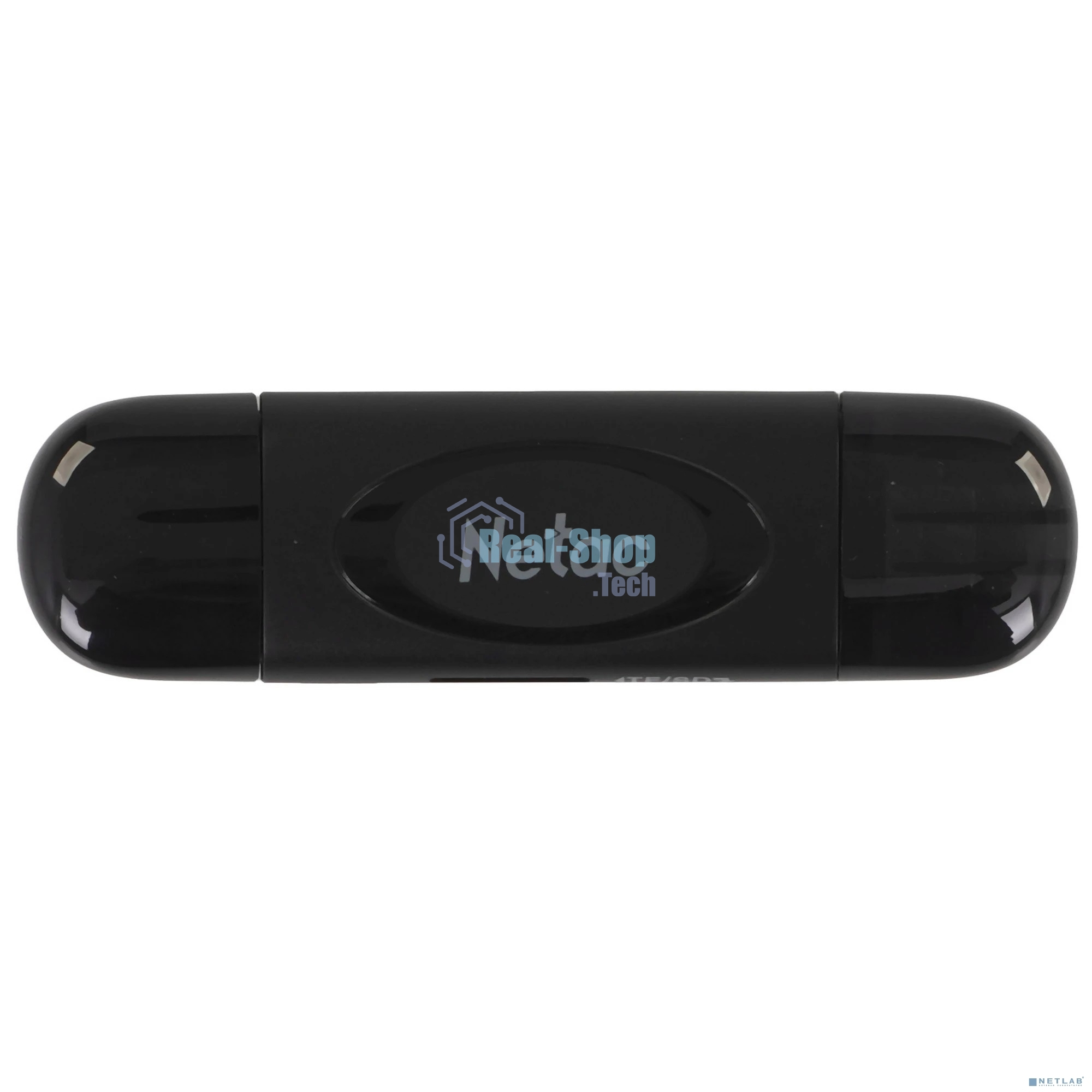 Кард-ридер Netac WK14/черный/SD/SDHC/SDXC/microSD/microSDHC/microSDXC/USB 3.0/USB Type-C/пластик