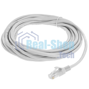 Патч-корд CCA lightl UTP Гарнизон PC-UTP-5e-5-BK cat.5e, 5м, литой, многожильный черный
