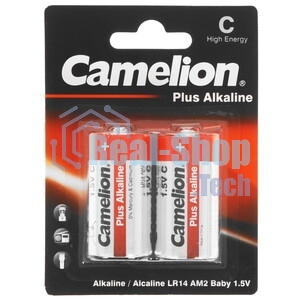 Элемент питания алкалиновый Camelion LR LR14 BL-2 (блист.2шт) 1.5 В