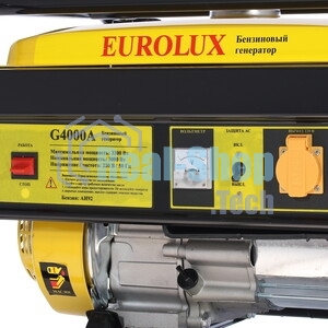 Электрогенератор бензиновый Eurolux G4000A, 3.3 кВт, 68 дБ, 39 кг