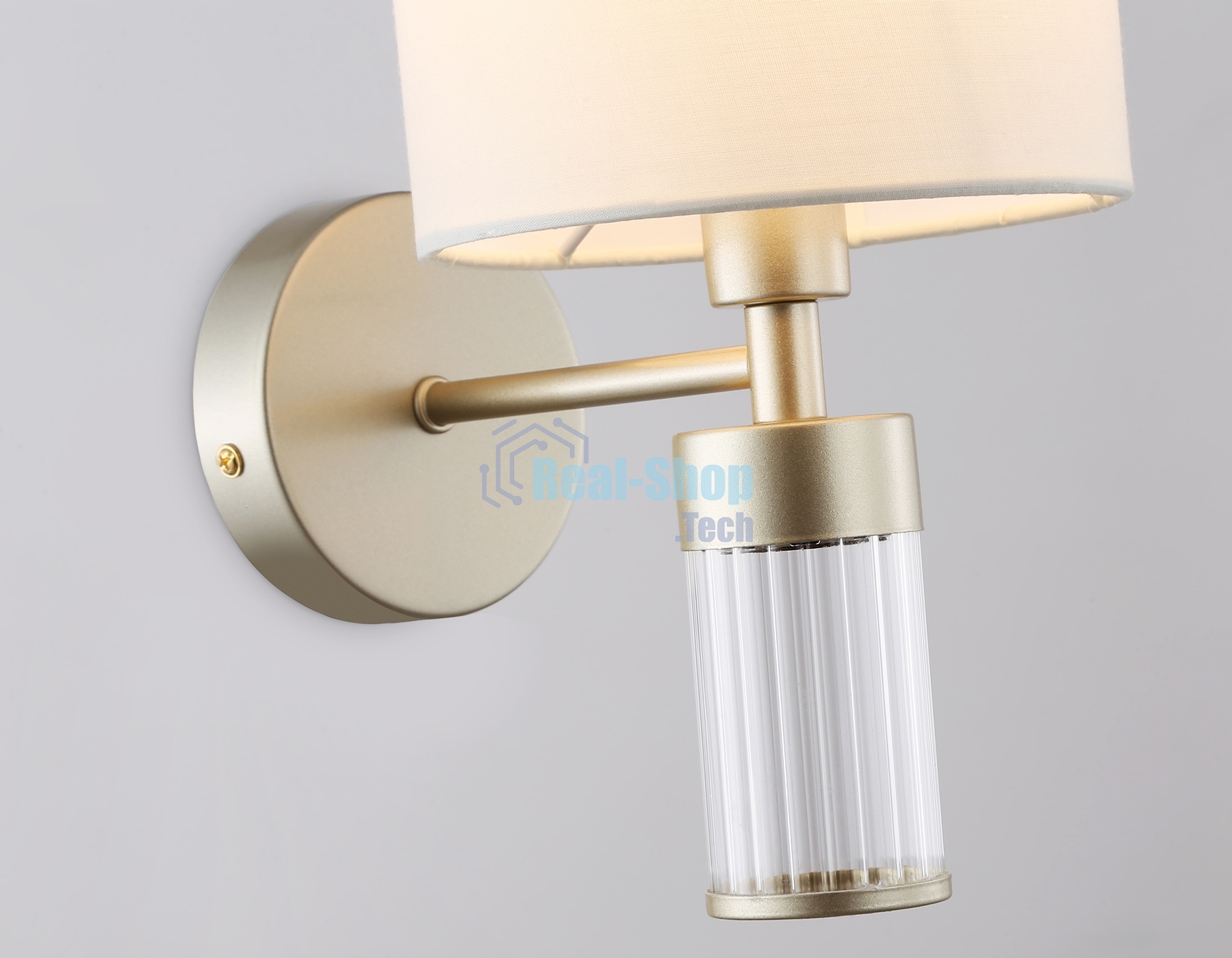 Настенный светильник Ambrella light LH71305 CGD/WH золото/белый E14 max 40W 220*150*260