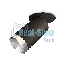 Светильник Ambrella Light XM6323202 SBK/PSL черный песок/серебро полированное MR16 GU5.3 (A2242, C6323, N6132)