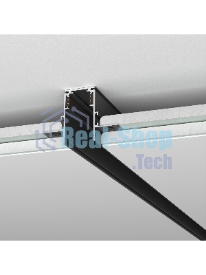 Slim Magnetic Шинопровод встраиваемый под ГКЛ 9,5мм (черный) (3м) 85210/00