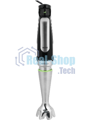 Блендер погружной Braun Multiquick 7 MQ7075X черный, 1000 Вт, плавная регулировка, турбо