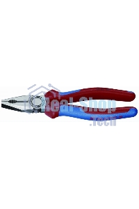 Пассатижи KNIPEX 0302180 180 мм ручки с двухцветными многокомпонентными чехлами