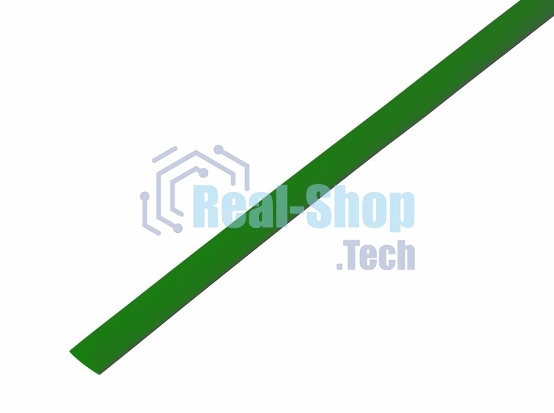 Трубка термоусадочная Rexant 5.0/2.5 1м зеленый