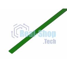 Трубка термоусадочная Rexant 5.0/2.5 1м зеленый