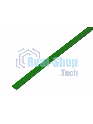 Трубка термоусадочная Rexant 5.0/2.5 1м зеленый