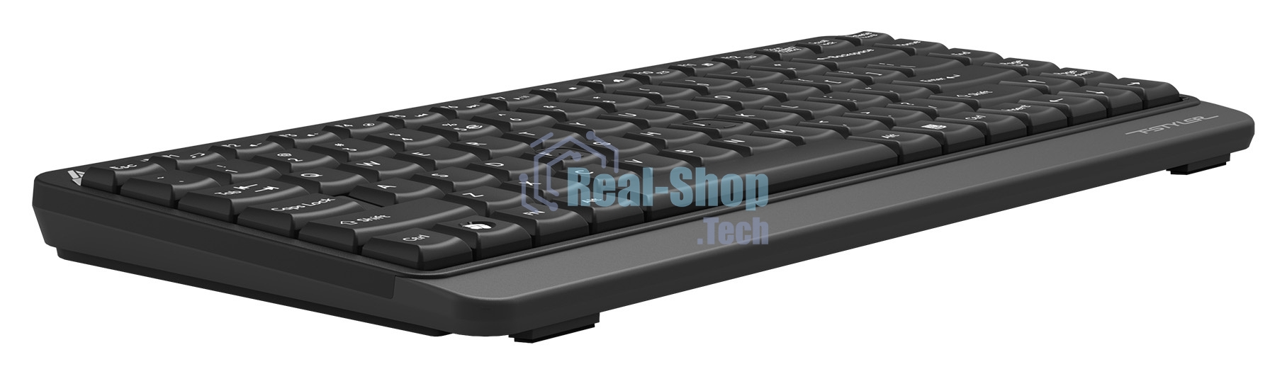 Клавиатура проводная A4Tech Fstyler FKS11, USB, черный/серый