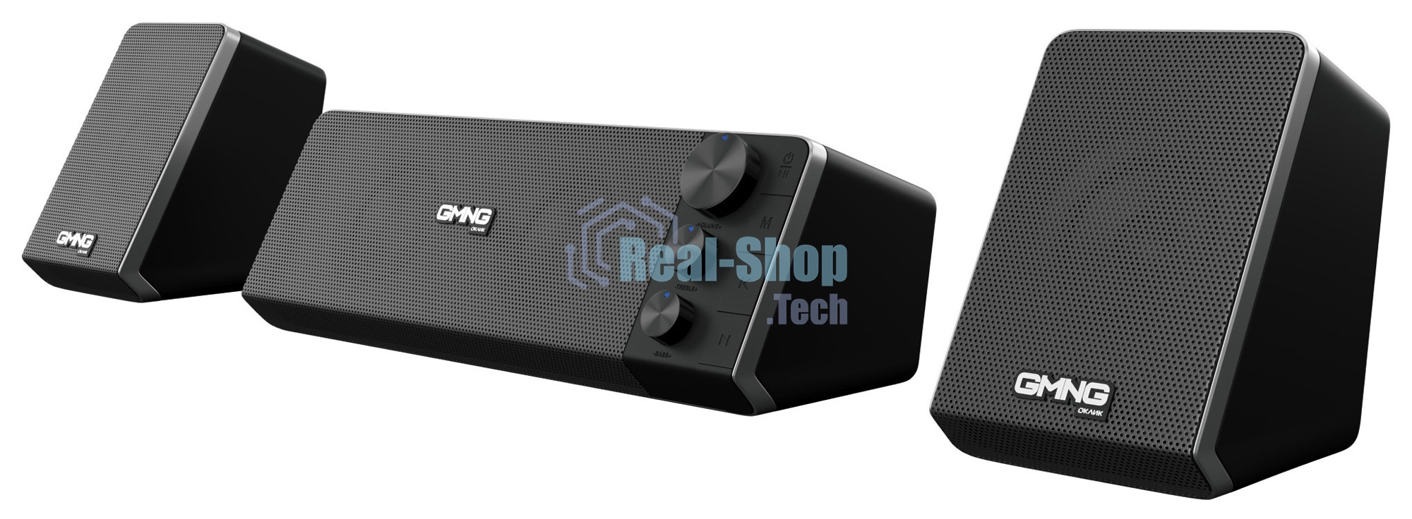 Акустическая система Oklick/Оклик GMNG OK-450 2.1 черный 15Вт BT