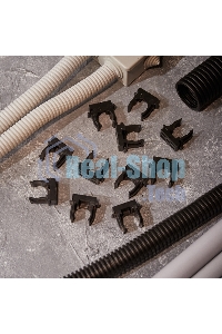 Крепеж-клипса для монтажного пистолета Rexant Ø 20 мм, черная (100 шт/уп)