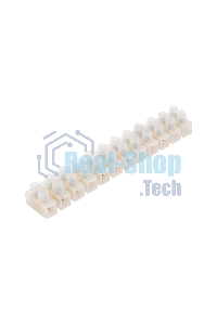 Клеммная колодка винтовая Rexant KВ-12 (4-12 мм²), ток 16 A, полиэтилен белый (ЗВИ), индивидуальная упаковка, 1 шт.