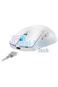 Мышь беспроводная ASUS ROG Harpe Ace Mini белый, 42000 dpi, радиоканал, Bluetooth, USB, кнопки - 5