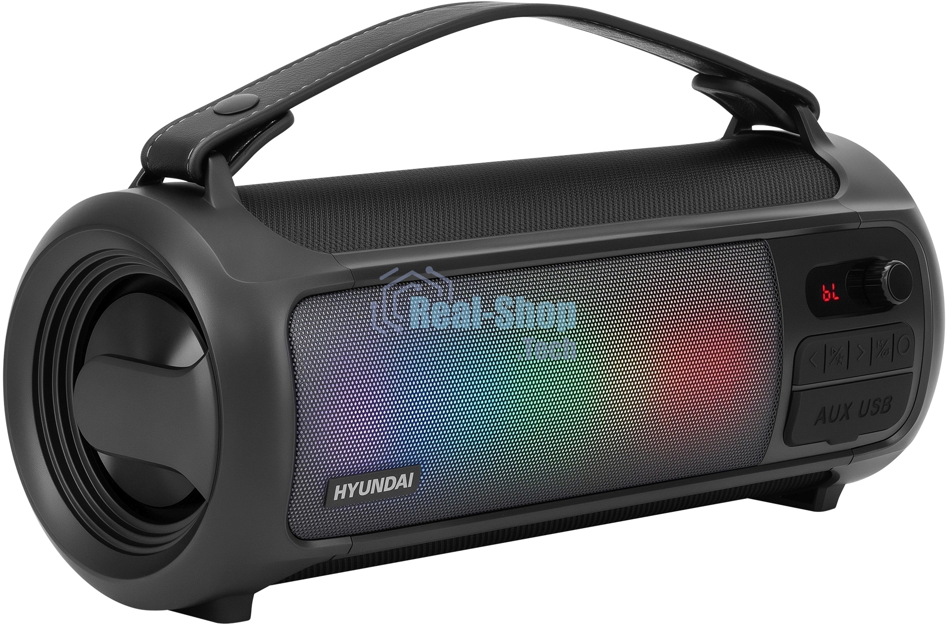 Портативная колонка Hyundai H-PS1025 черный 40W 2.0 BT 10м 3000mAh