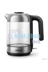 Чайник электрический Philips HD9339/80 1.7 л, 2200 Вт, прозрачный (корпус: стекло)