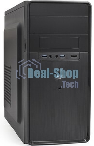 Компьютерный корпус Minitower ExeGate EX286439RUS BA-309U2-400W-8 (mATX, БП AA400 с вент. 8см, 1хUSB+2хUSB 3.0, HD аудио, чер)