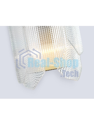 Настенный светильник Ambrella light LH31257/2 BS/CL латунь/прозрачный E14*2 max 40W 220*150*270