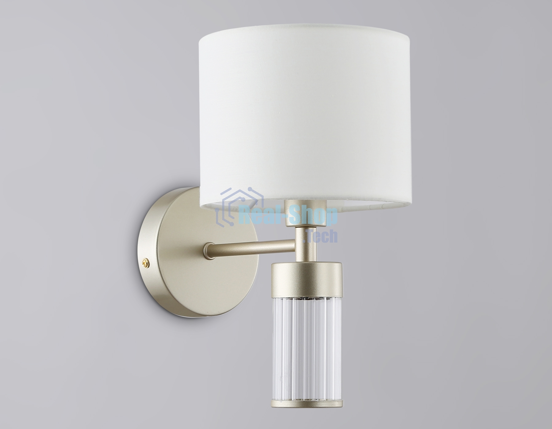 Настенный светильник Ambrella light LH71305 CGD/WH золото/белый E14 max 40W 220*150*260