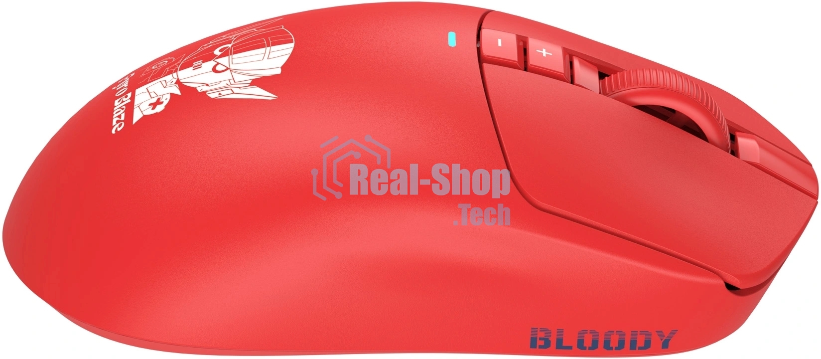 Мышь беспроводная/проводная A4Tech Bloody R72 Pro Pyro Blaze SAVAGE красный, 26000 dpi, USB Type-A, радиоканал, кнопки - 7