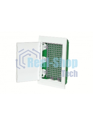 Корпус встраиваемый City9 Box IT 3 ряда 36мод. 2 розетки с бел. дверцей SE EZ9E312P2FIT