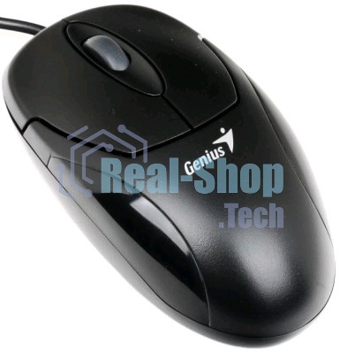 Мышь проводная Genius XScroll V3 черный, 1000 dpi, USB, кнопки - 3