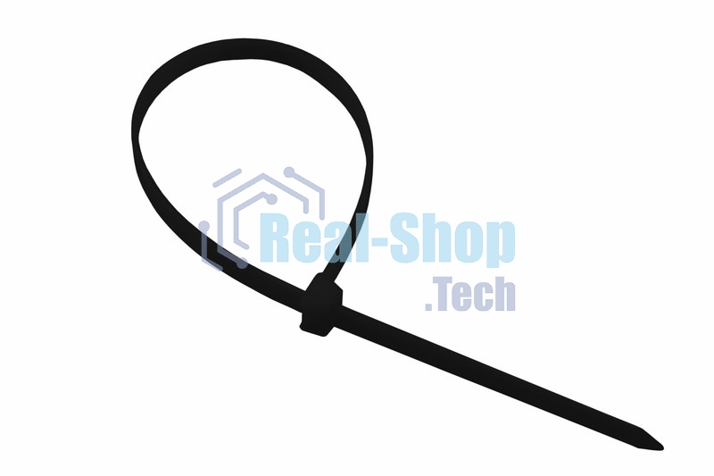 Хомут-стяжка кабельная нейлоновая Rexant 1020 x9,0 мм, черная, упаковка 100 шт.