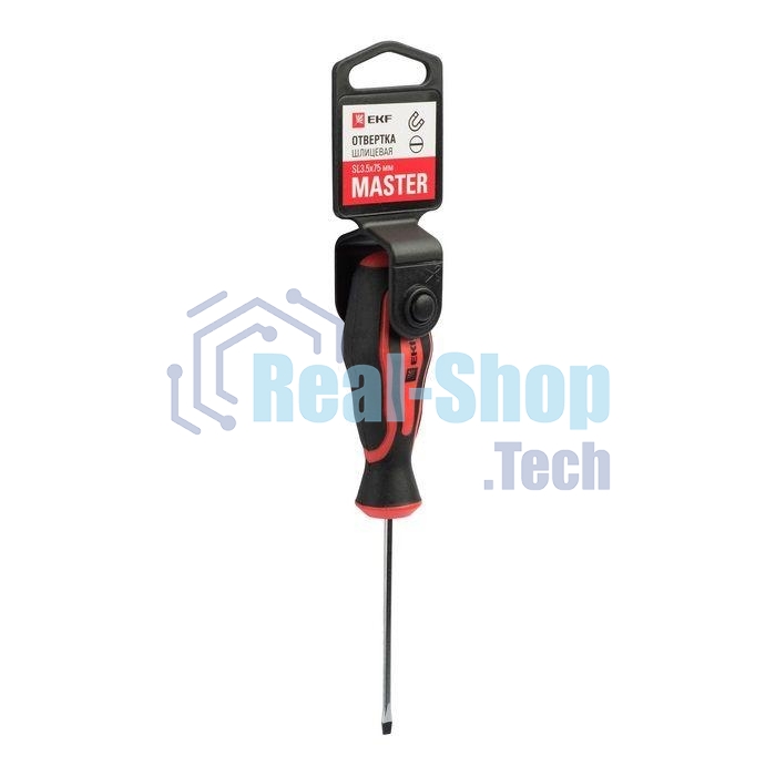 Отвертка SL3.5х75мм Master Basic EKF sl-3.5-75-mas