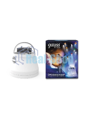 Ночник Gauss DIY0011 пластик белый