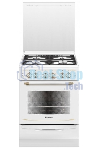 Плита газовая Gefest ПГ 6100-02 0181 белый, конфорок 4 шт, духовка 52 л, 60 см x 85 см x 60 см
