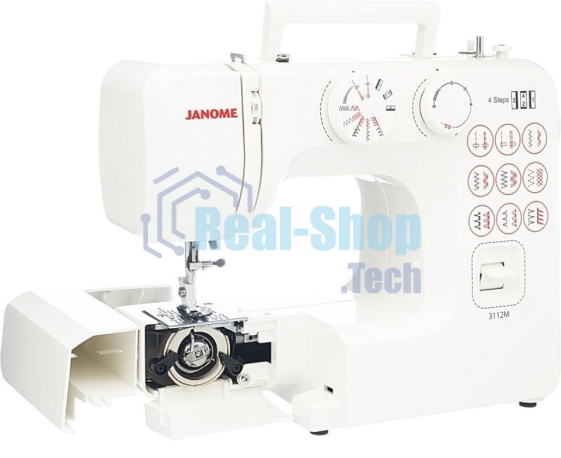 Швейная машина Janome 3112M 15 операций, петля полуавтомат ,верт.челнок