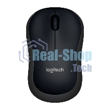 Мышь беспроводная Logitech B220 Silent черный, 1000 dpi, радиоканал, USB, кнопки - 3