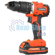 Дрель-шуруповерт Patriot BR 210Li-h UES, 21 В, 2 Ач, 50 Нм, бесщеточный, ударный