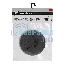 Опора резиновая Matrix для подкатного домкрата универсальная d=89 мм d=60 мм h=35 мм