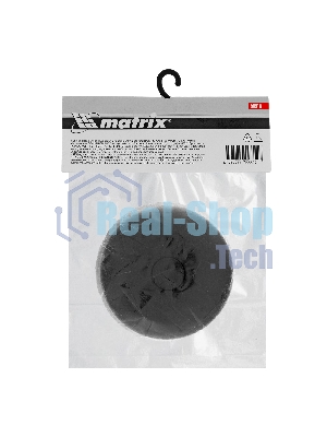 Опора резиновая Matrix для подкатного домкрата универсальная d=89 мм d=60 мм h=35 мм