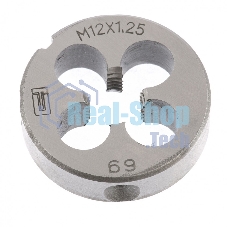 Плашка Сибртех М12x1,25 мм