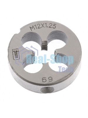 Плашка Сибртех М12x1,25 мм