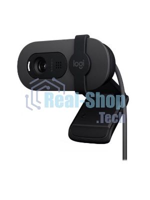 Камера Web Logitech Brio 95 графитовый 2Mpix (1920x1080) USB2.0 с микрофоном для ноутбука (960-001583)