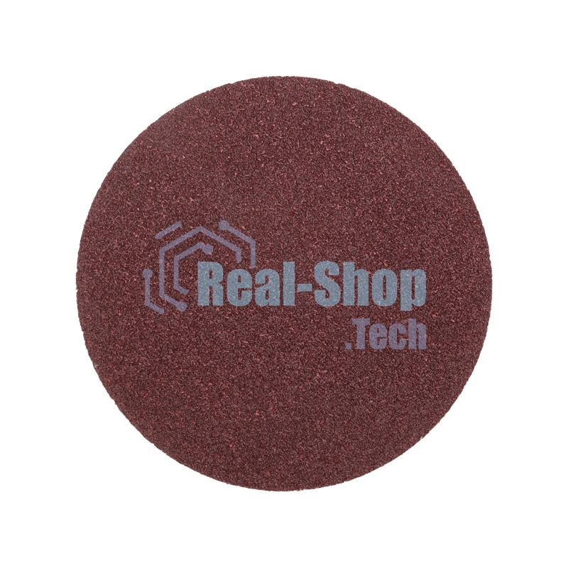 Диск абразивный Kranz на ворсовой основе, на липучке, без отверстий, P36, 125мм, 10 шт.