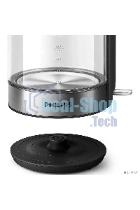 Чайник электрический Philips HD9339/80 1.7 л, 2200 Вт, прозрачный (корпус: стекло)